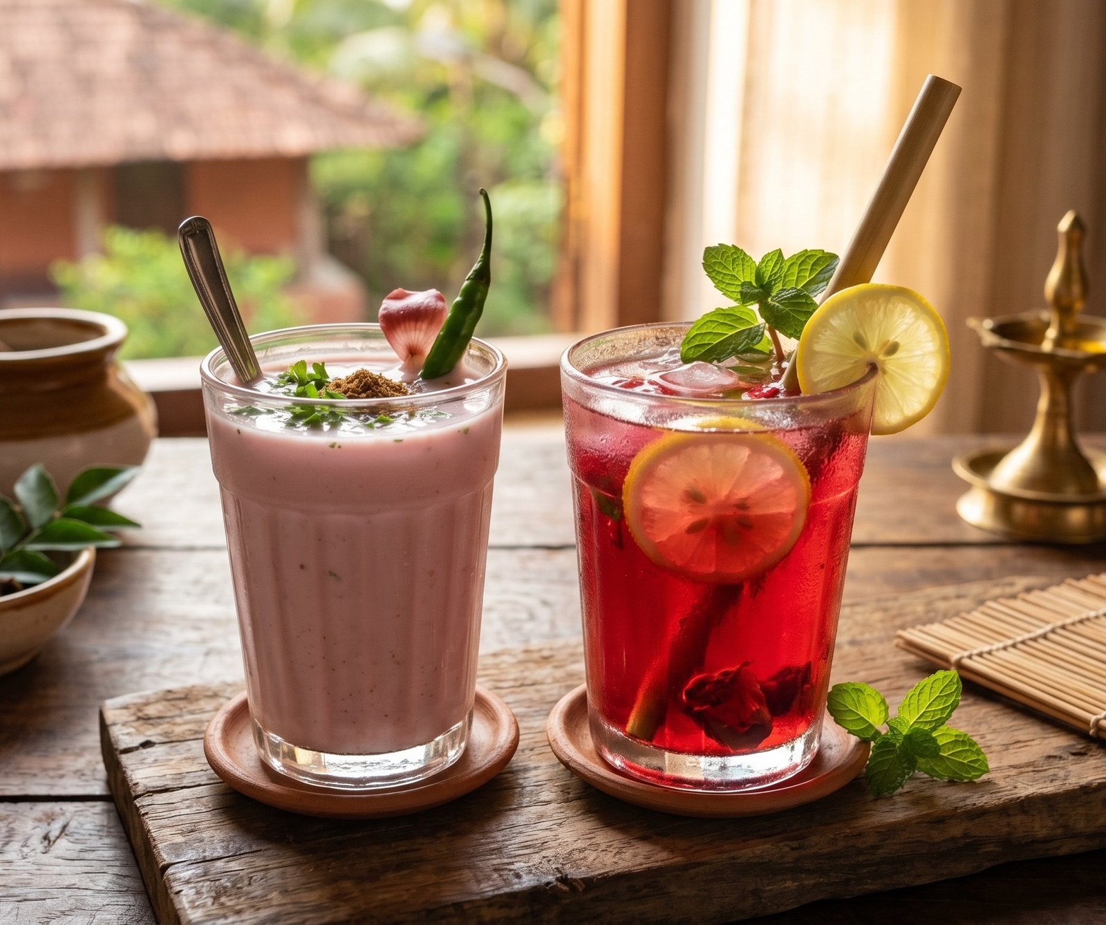 Konkan Solkadhi and Kokum Sharbat